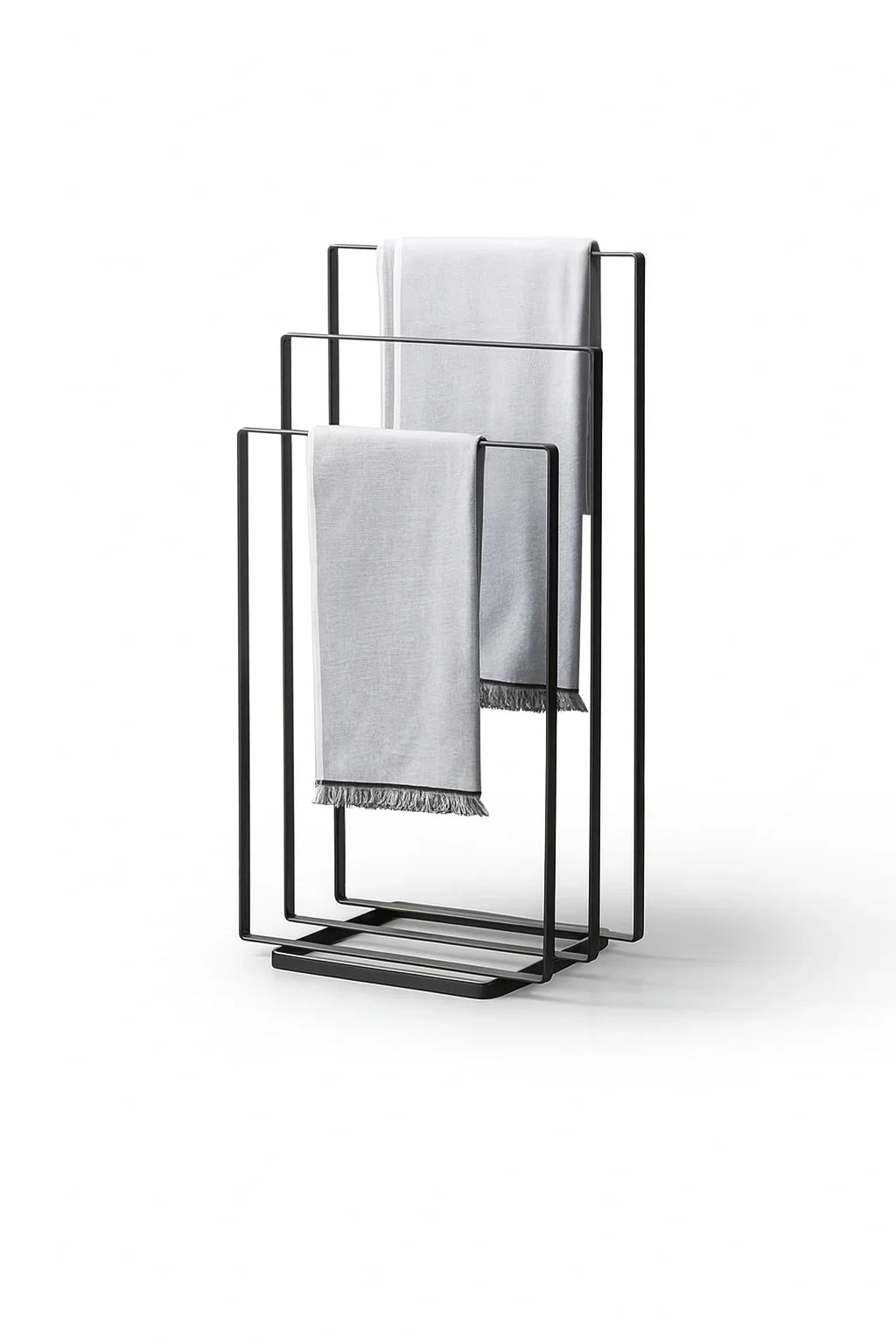 Towel Holder - Steel - Black - 80x30x60 cm - Cataloug