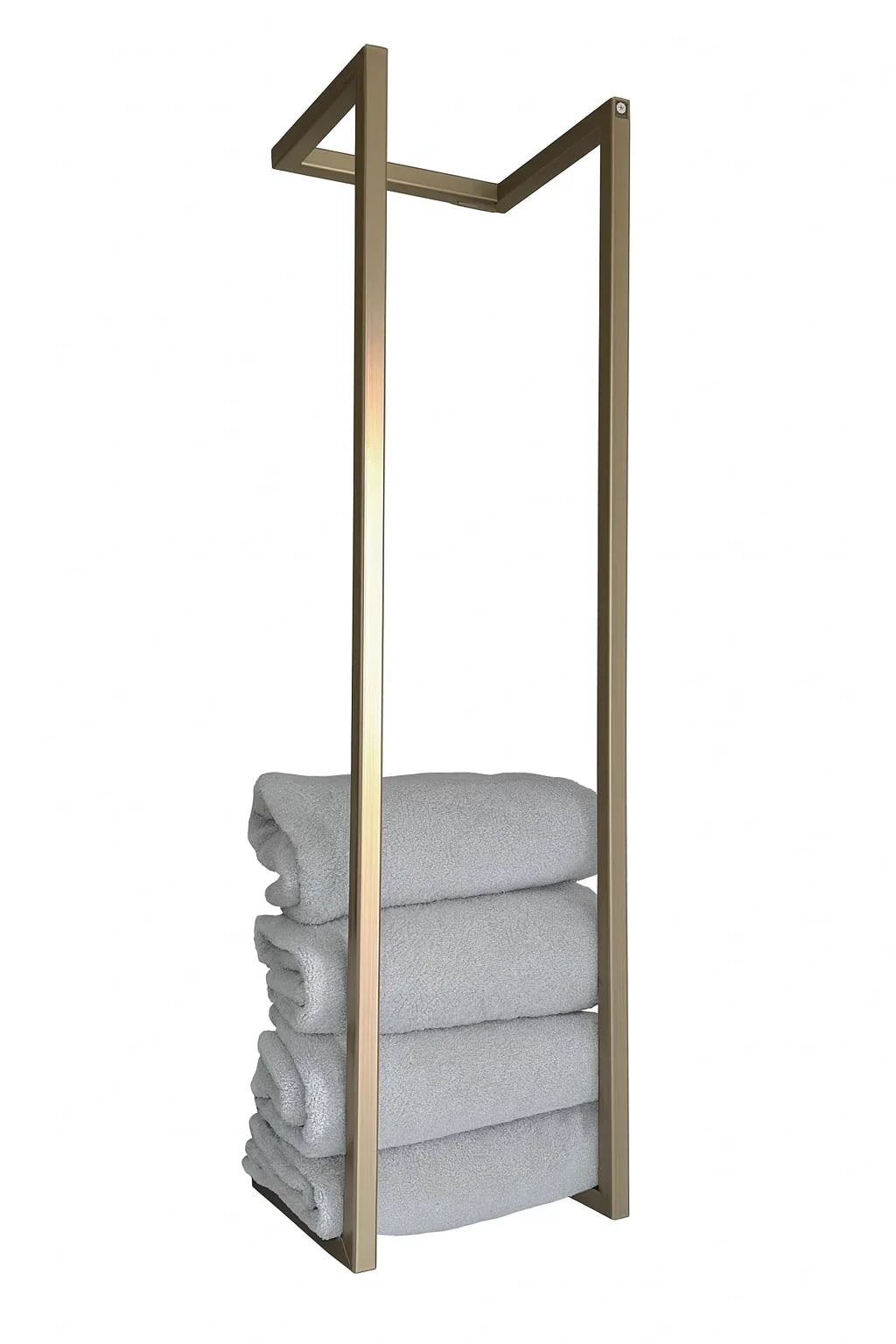 Towel Holder - Steel - Gold - 100x25x17 cm - Cataloug