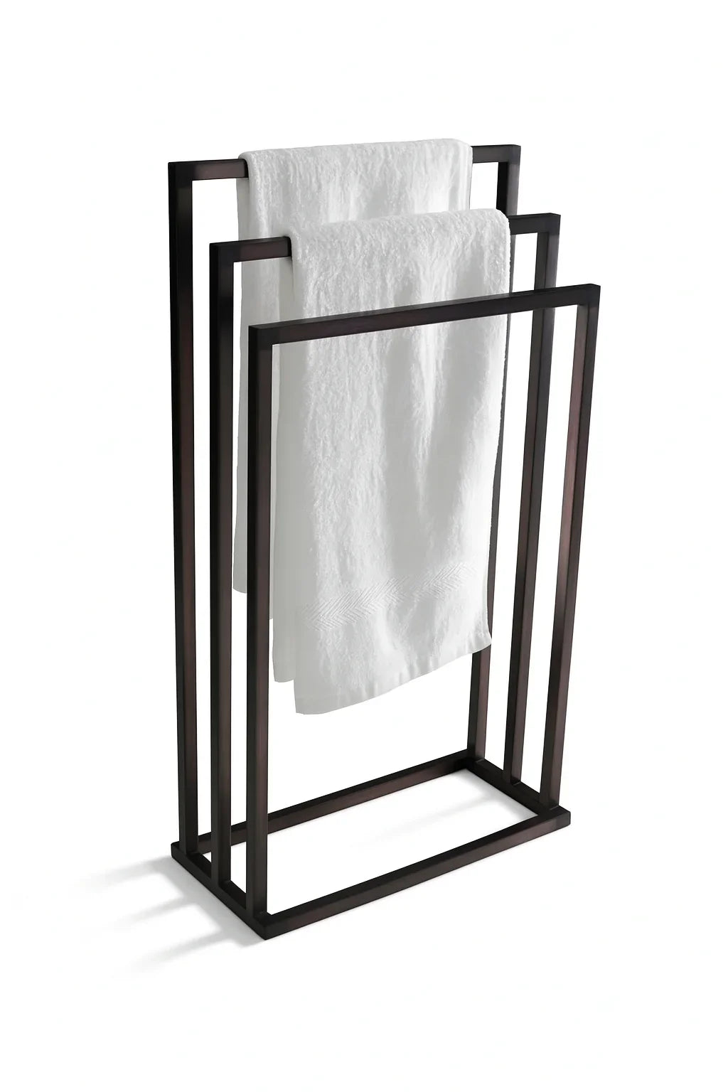 Towel Holder - Steel - Black - 80x50x20 cm - Cataloug
