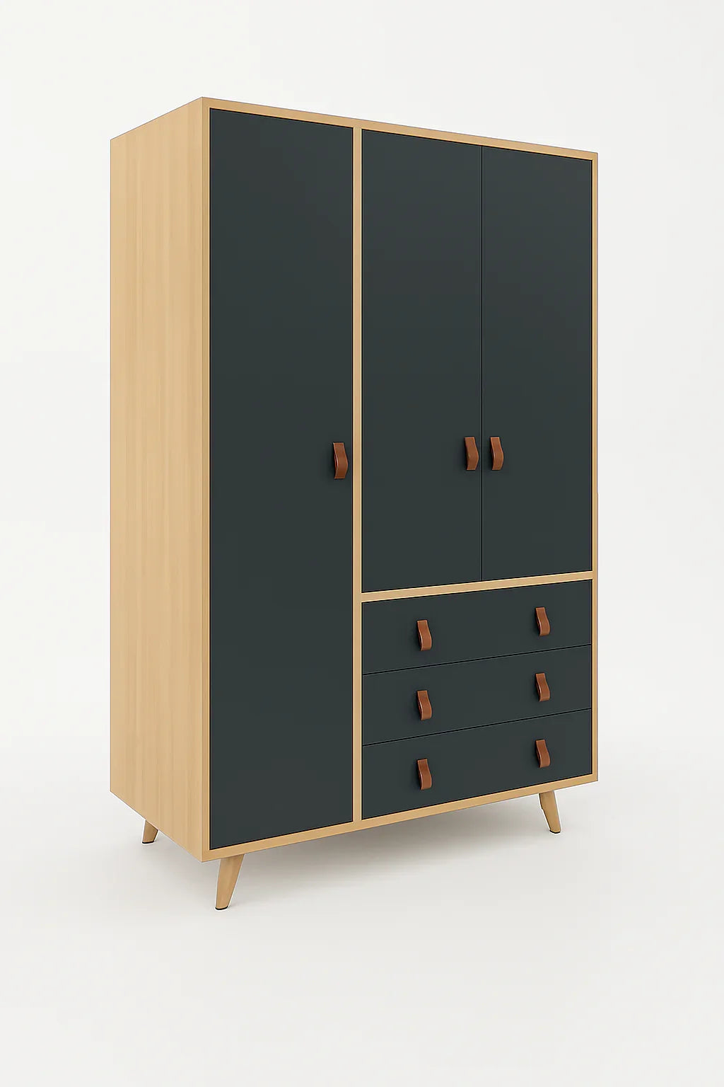 Wardrobe - MDF - Multi Color - 100x52x185 - Cataloug