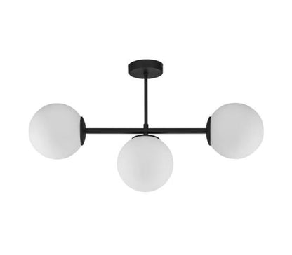 Chandelier - Metal & Glass - Multi Color- 80 x 50 cm