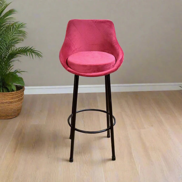 Bar Chair - Steel - Hammer Fabric - Pink- 50cm x 120cm - Cataloug