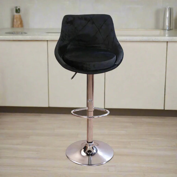 Hydraulic bar stool - black - Cataloug