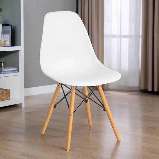 Eiffel acrylic chair - white
