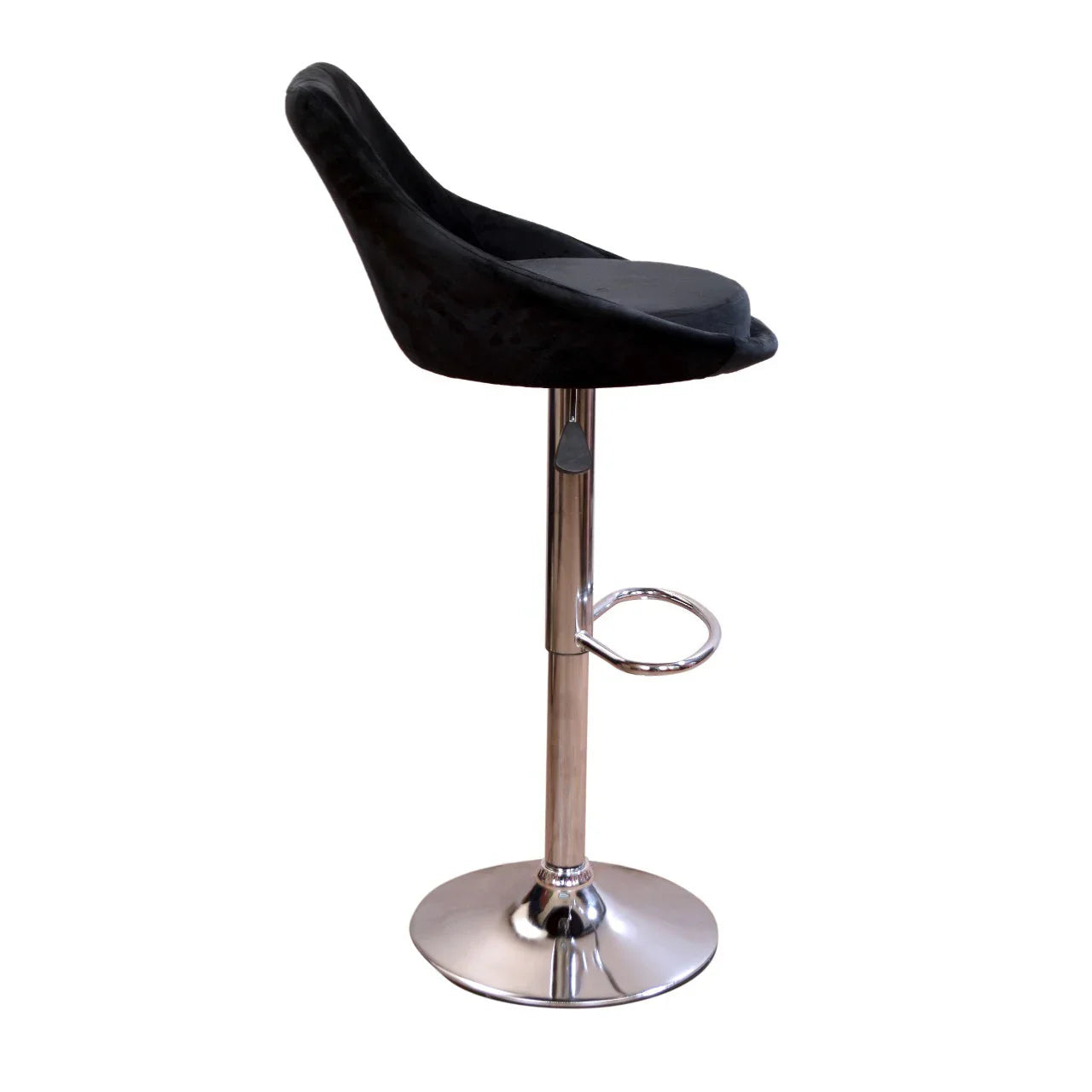 Hydraulic bar stool - black - Cataloug