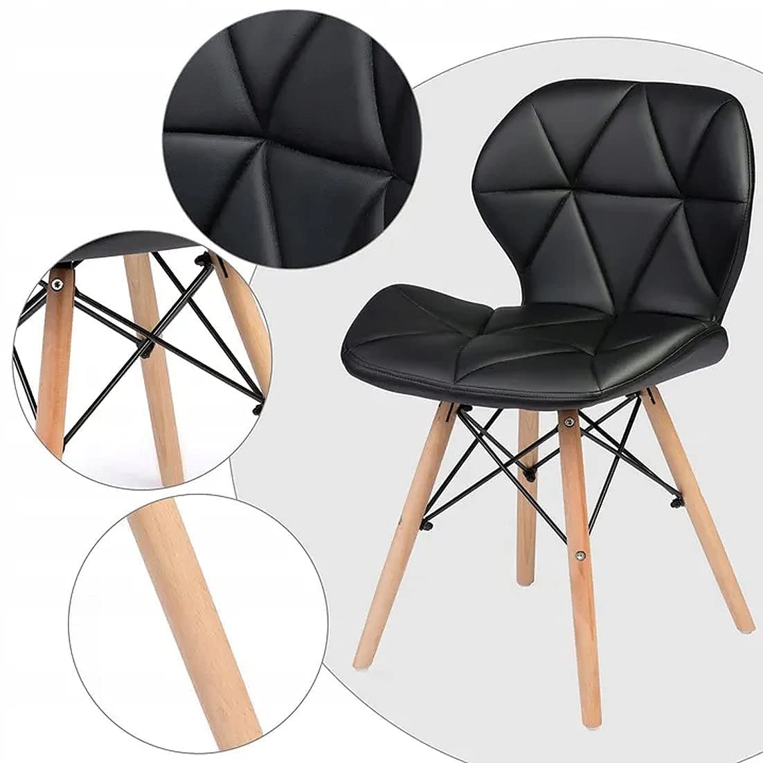 Leather chair 38 x 48 cm