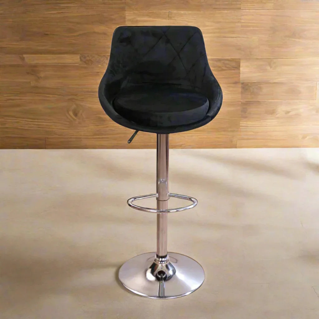 Hydraulic bar stool - black - Cataloug