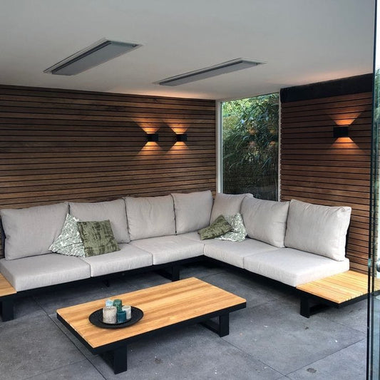 Outdoor Set - 3 Pieces - Black & Grey