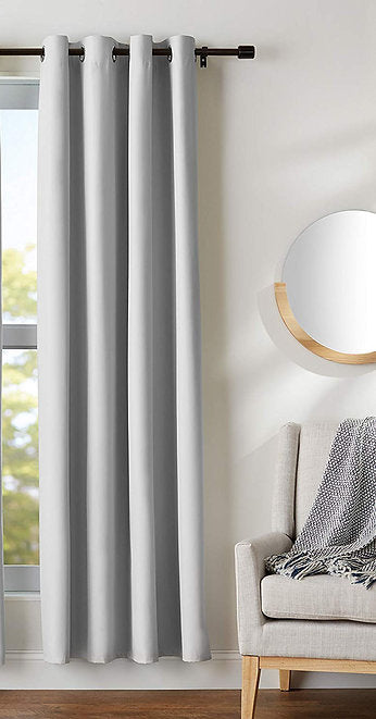 Curtains Blackout - Silver -132 x 214cm