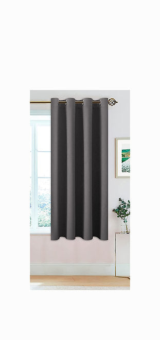 Curtains Blackout - Gray -132 x 160 cm