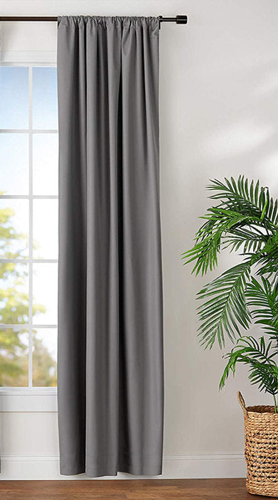 Curtains Blackout - Gray- Multi Size