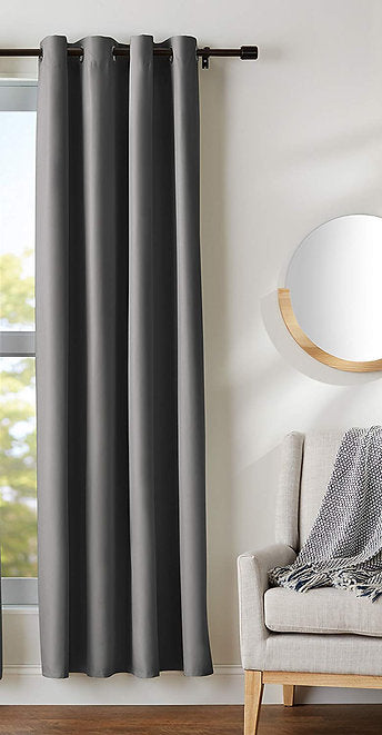 Curtains Blackout - Gray- Multi Size