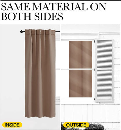 Curtains Blackout - Café -132 x 160 cm