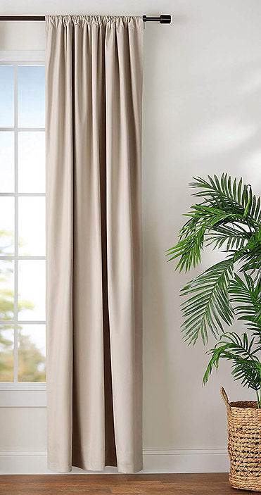 Curtains Blackout - Beige -132 x 214cm
