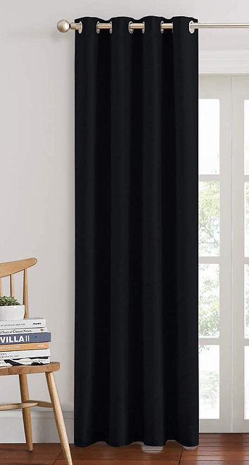 Curtains Blackout - Black - Multi Size