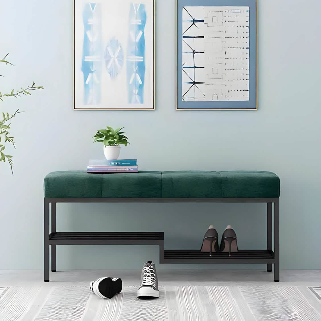 Banquet - Steel - Black - 120×40×50 cm - Cataloug