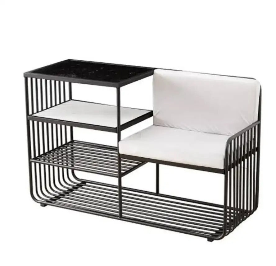 Banquet - Steel - Black - 100×50×90 cm - Cataloug