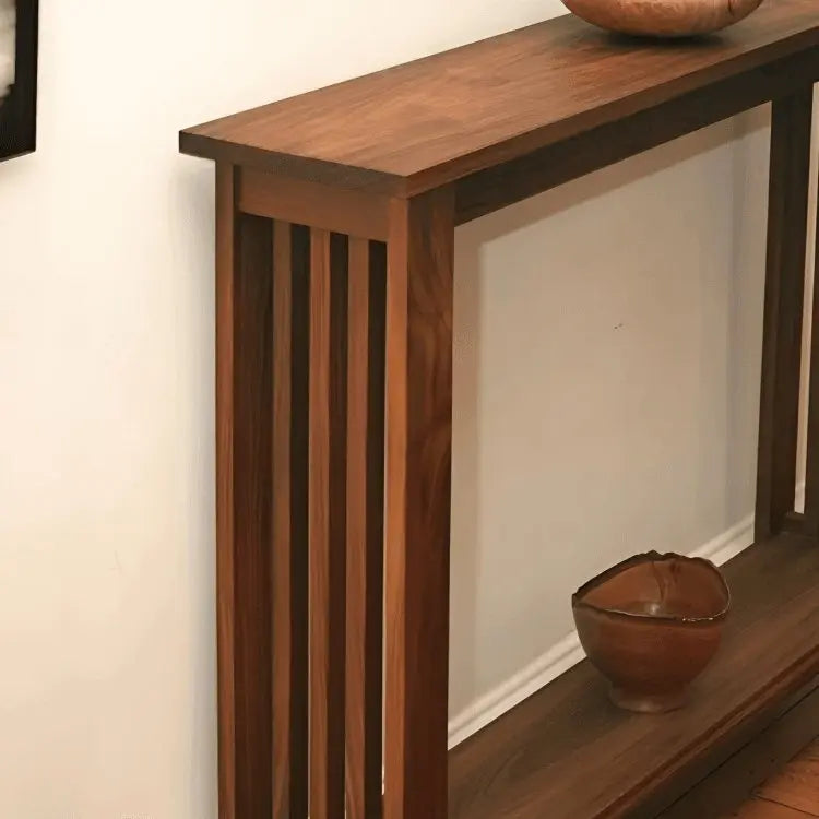 كونسول - MDF - بني - 100x25x95 سم