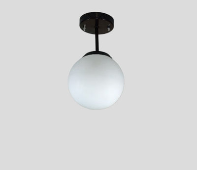 Chandelier - Metal & Glass - Black - 15 x 25 cm