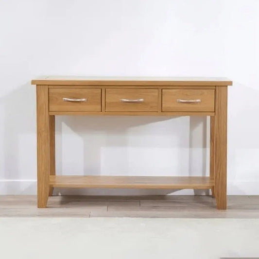 كونسول-لون خشبي-110x35x85 سم