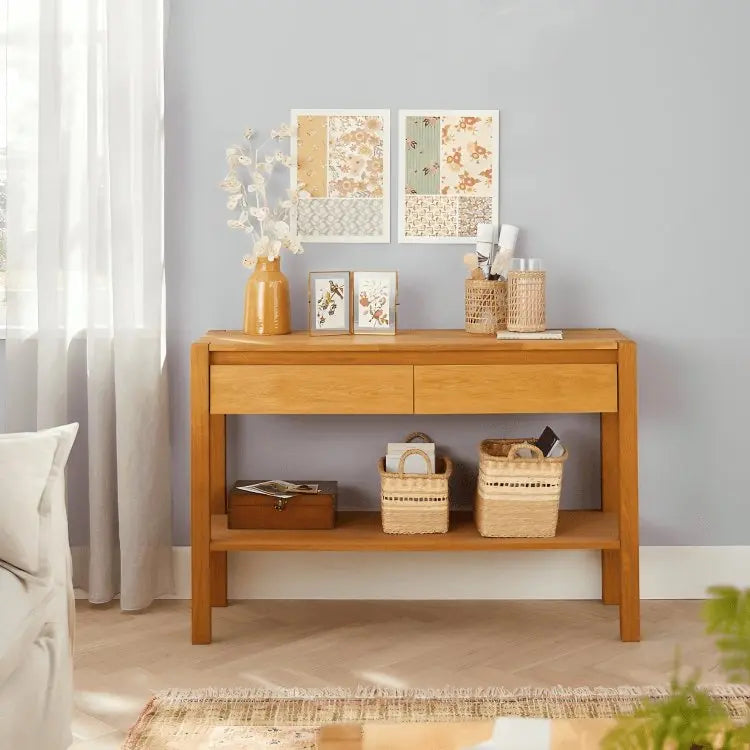 كونسول - لون خشبي PW-110x35x90 سم