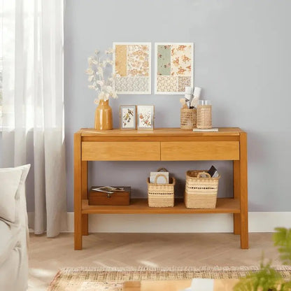 كونسول - لون خشبي PW-110x35x90 سم