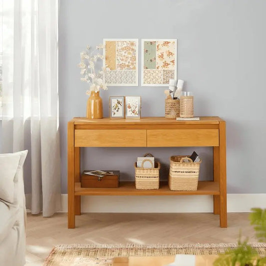 كونسول - لون خشبي PW-110x35x90 سم