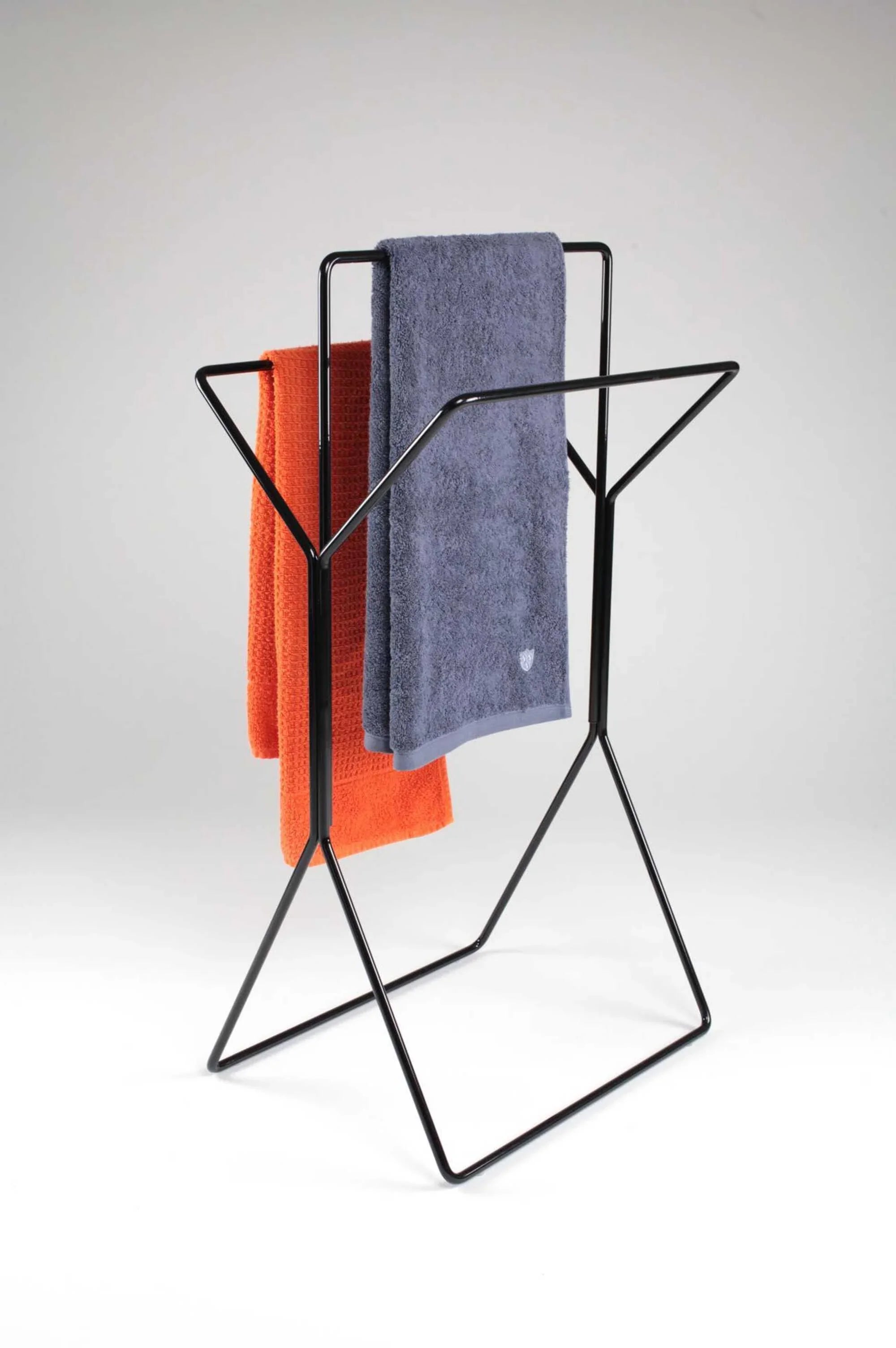 علاقو فوط  - ستيل - أسود - 60x30x80 سم