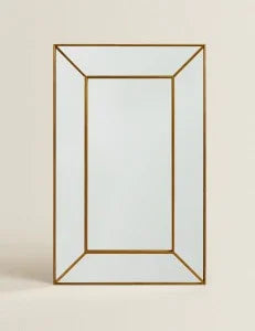 Mirror - Steel - Gold - 80x130 cm