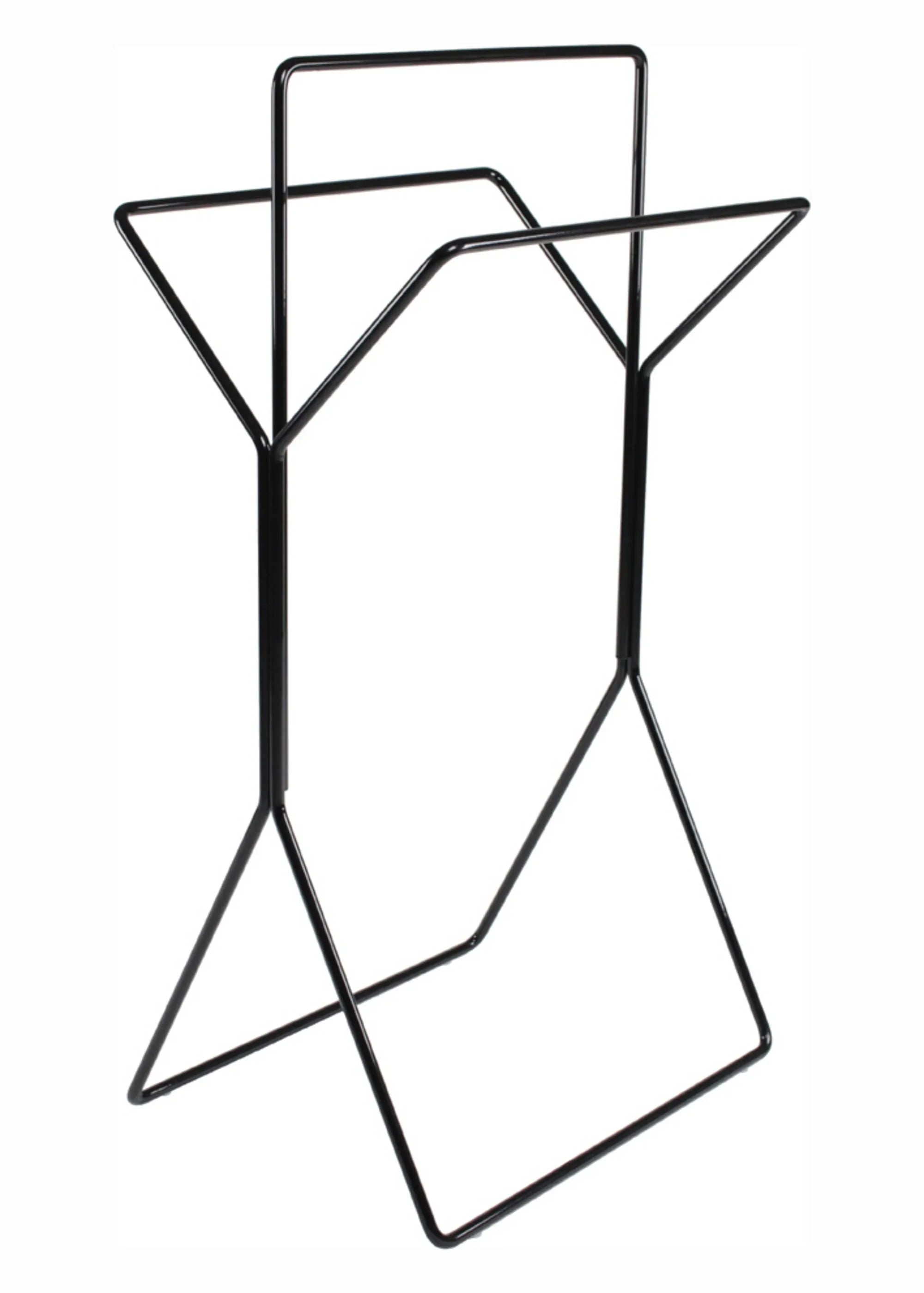 علاقو فوط  - ستيل - أسود - 60x30x80 سم