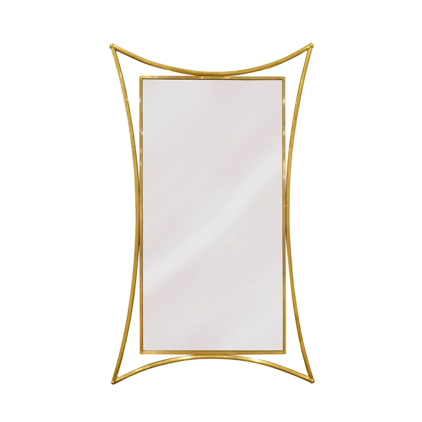 Mirror - Steel - Gold - 100x120 cm