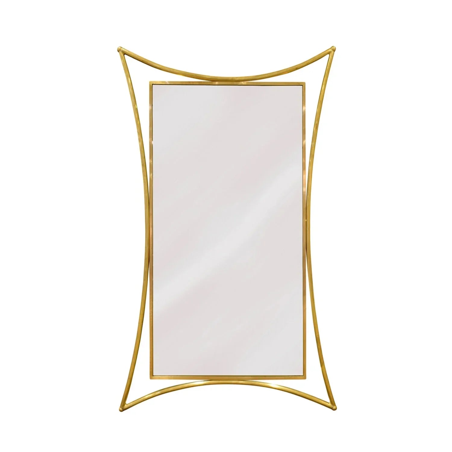 Mirror - Steel - Gold - 100x120 cm