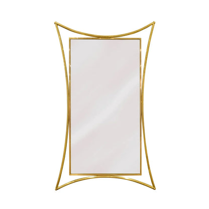 Mirror - Steel - Gold - 100x120 cm