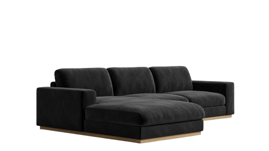 أريكة - خشب زان - مخمل - أسود - BW.SO.503.0019