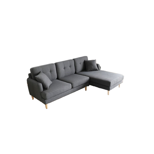 أريكة - خشب زان - كتان - رمادي فاتح - BW.SO.503.0021