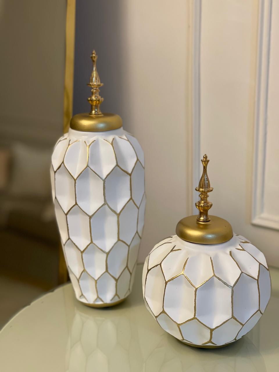 مزهرية بوليستر - بوليستر - متعدد الألوان - متعدد المقاسات