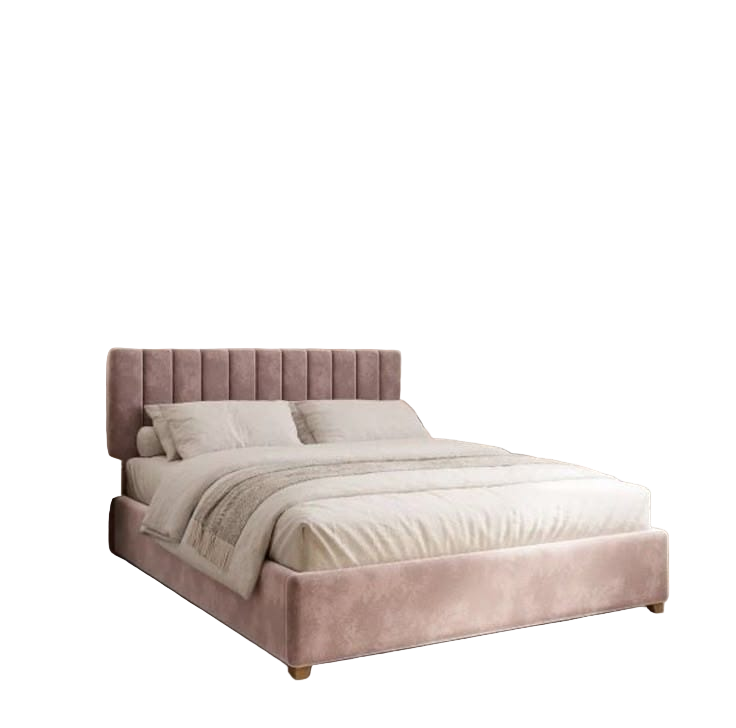 سرير - مقاس ام دي اف- وردي - مقاسات متعددة