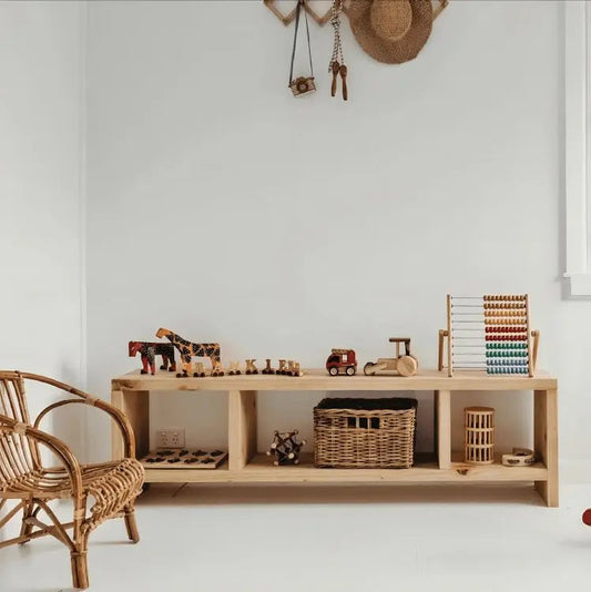 كونسول - لون خشبي - 130x29x50 سم