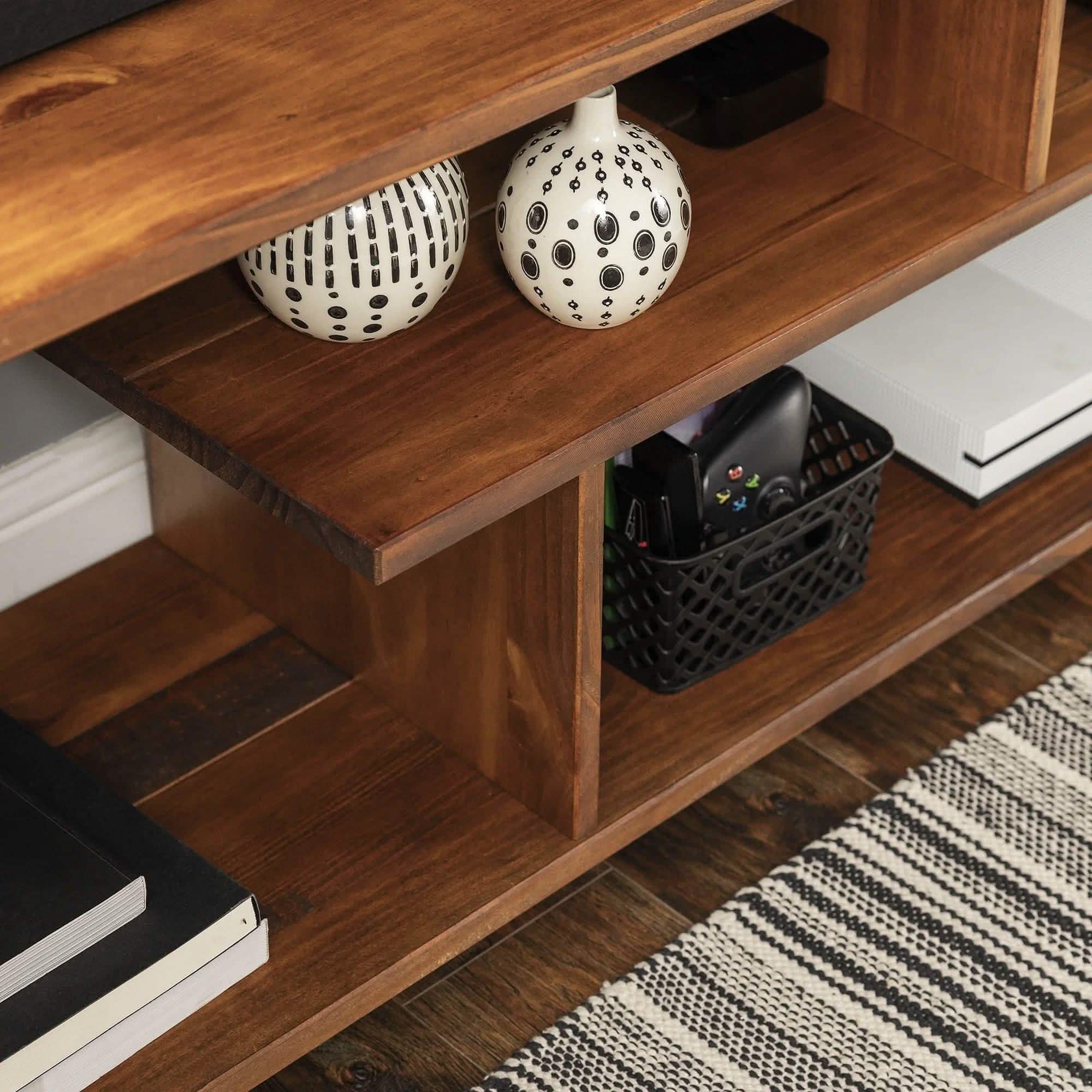 وحدة تلفزيون-NW-بني-130x35x60 سم