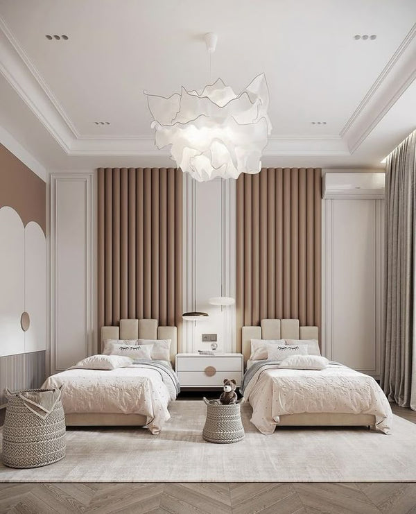 Bed-MDF Wood-Beige-Multi Size