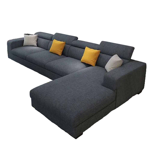 أريكة - خشب الزان - كتان - رمادي غامق - BW.SO.503.0044