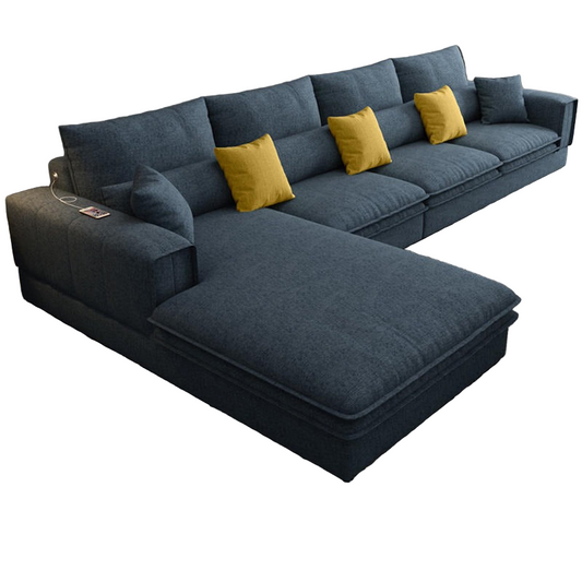 أريكة - خشب الزان - كتان - رمادي - BW.SO.503.0045