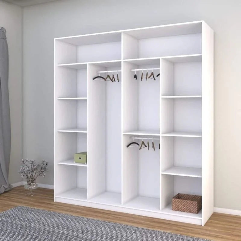 Wardrobe - MDF - Multi Color - 160x60x200 - Cataloug