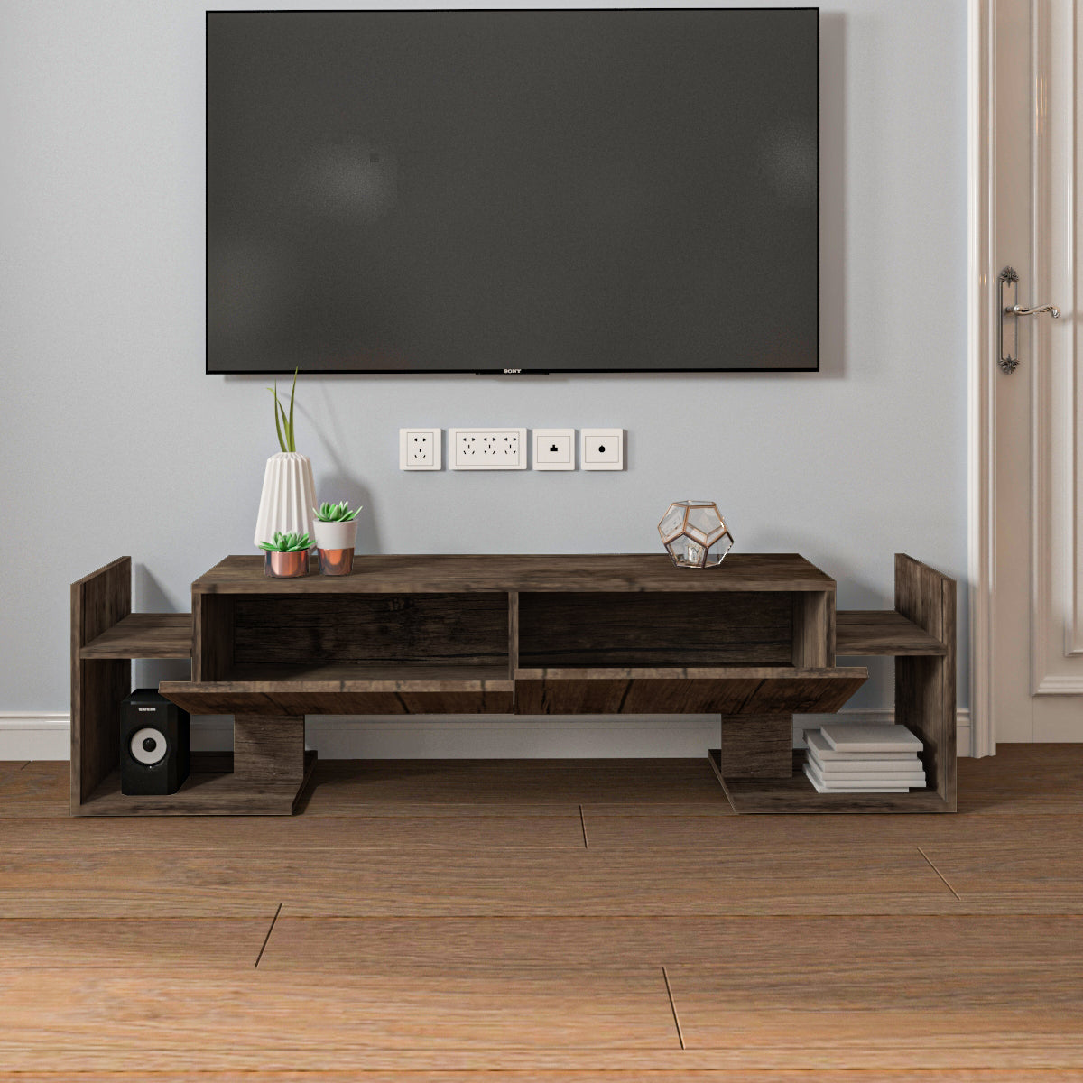 TV Unit - Multi Color - MDF - 160x30x42 cm