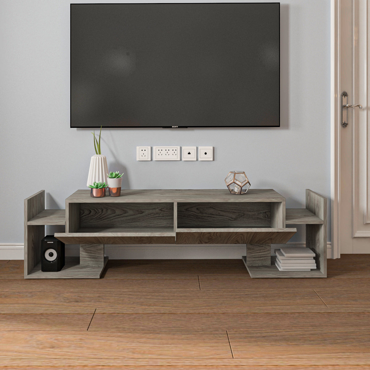 TV Unit - Multi Color - MDF - 160x30x42 cm