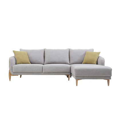 أريكة - خشب زان - كتان - رمادي فاتح - BW.SO.503.0041