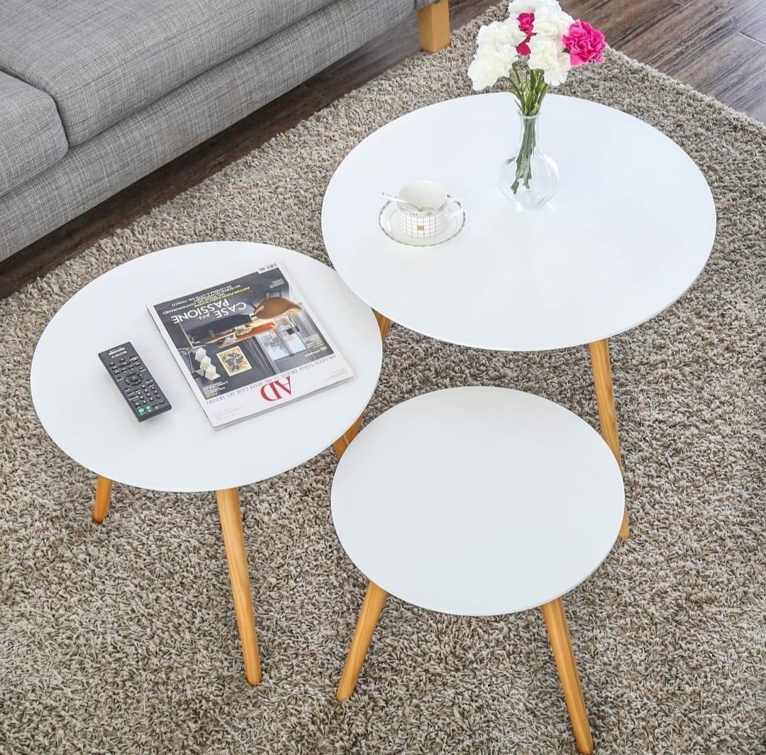 White - multi-size table set - Cataloug