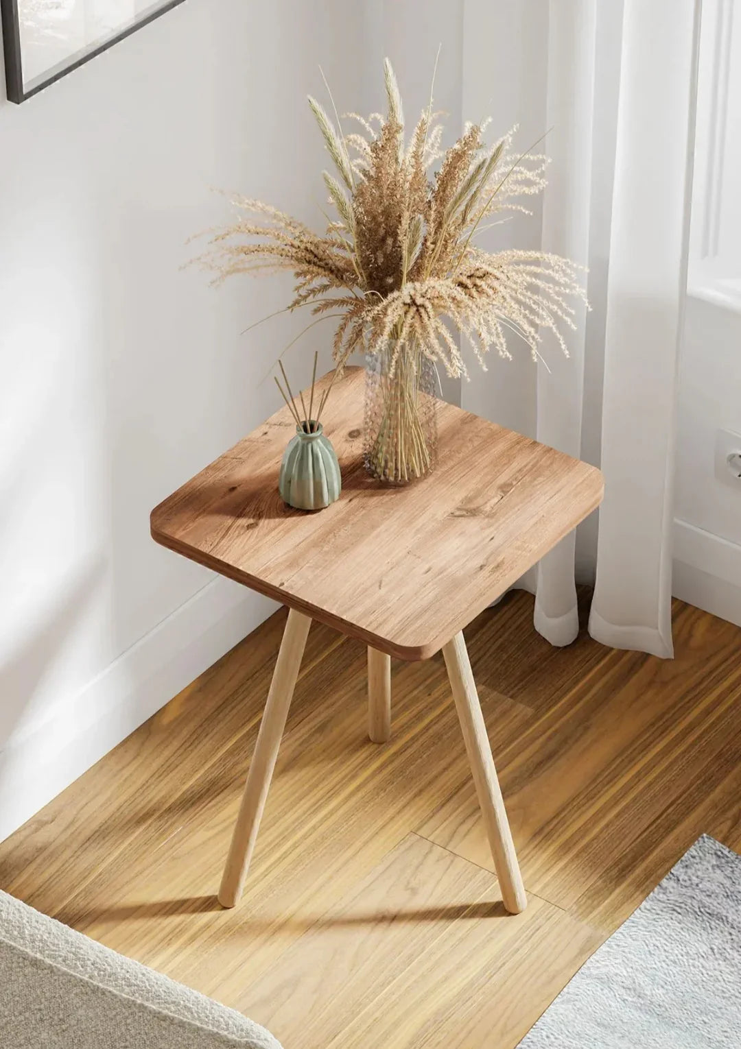 Square wooden - side table - Cataloug