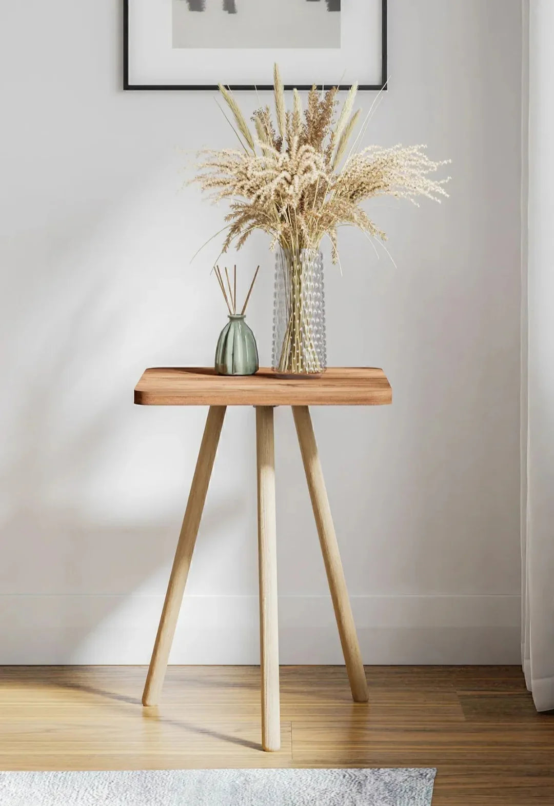 Square wooden - side table - Cataloug