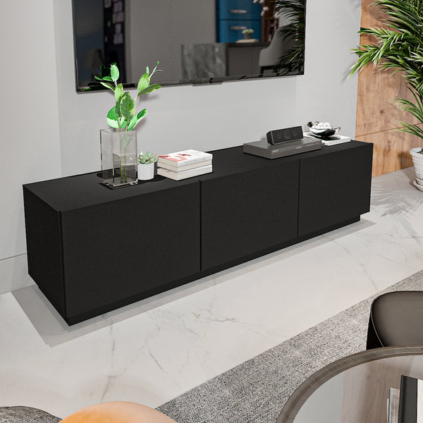 وحدة تلفزيون - متعددة الألوان - MDF - 160x37x40 سم